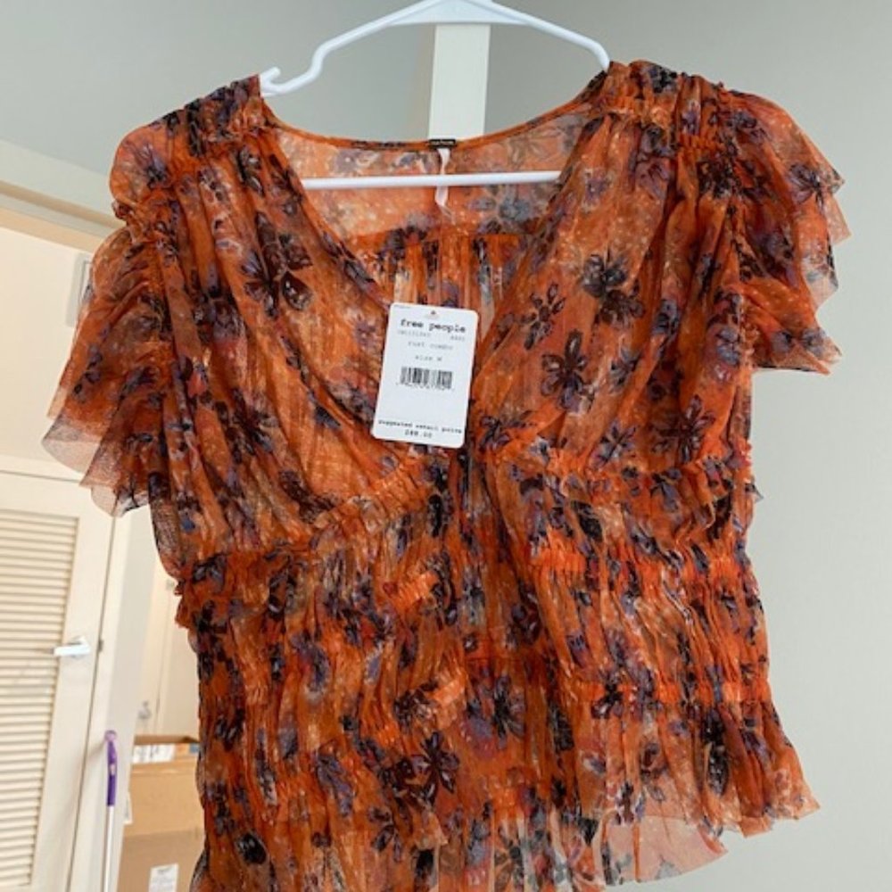 Free People Boho Style Top